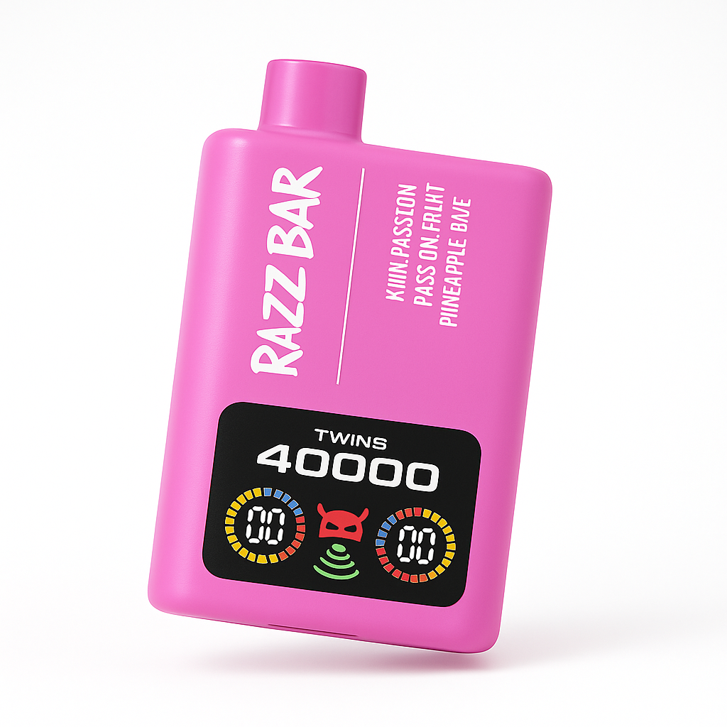 Razz bar 40k - Kiwi passion fruit guava / pineapple coconut