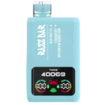 Razz bar 40K - Blue Razz ice / strawberry watermelon Bubble gum