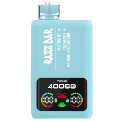 Razz bar 40K - Blue Razz ice / strawberry watermelon Bubble gum